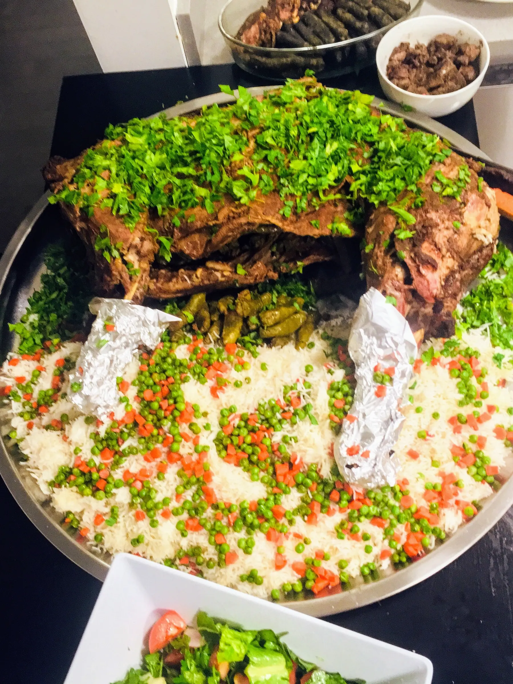 Stuffed Whole Lamb